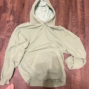 Green Hooded Sweatshirt
